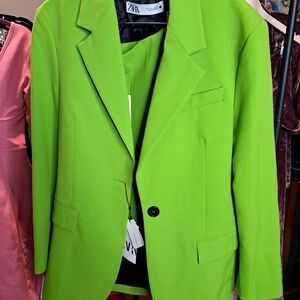 Zara Men's Green Blazer